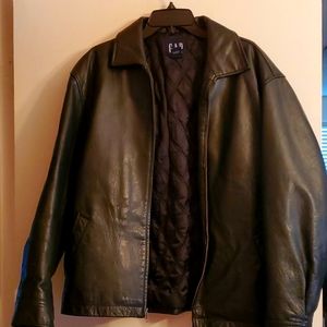 Men Heavy Leather Jacket